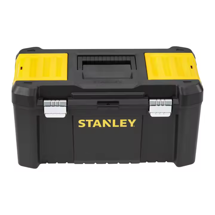 Caja de herramientas de plástico 19"/48cm con cierres de metal stst1-75521 stanley - 1