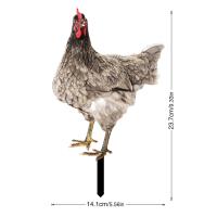Estatua De Gallo Para Jardín Adorno Ornamental De Patoio Decorativo Para Patio Camino De Atrás Regalo Para Amante De Año Nuevo Navidad Cumpleaños - details 5