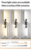 Lámpara De Pared LED Moderna Minimalista Para Dormitorio Y Sala De Estar Luz De Noche Para Cama Y Sofá Fuente De Aluminio Incluye Bombillas Instalación En Pared - details 1