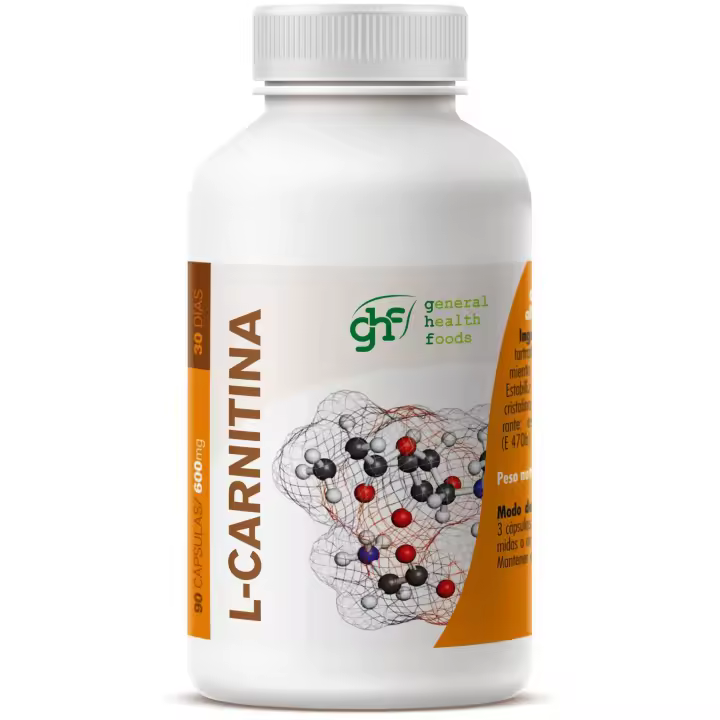 GHF L - Carnitina 600 mg 90 Capsulas - 1