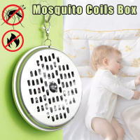 Soporte Para Hachís De Acero Inoxidable Caja De Mosquitos Con Tapa Bandeja Redonda Para Mosquitos Fáciles De Limpiar Suministros Anti-mosquitos - details 0