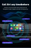 Adaptador 2en1 Inalámbrico Carplay Android Auto XUDA Mini Para Coche Con Luces Coloreadas Compatible Con Suzuki Swift Vitara S-Cross Carry Jimny Sport USB+TYPE-C Puerto Bluetooth 5.0 - details 8