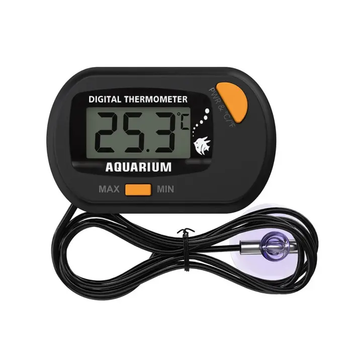 Termómetro Digital Para Acuario Con Ventosa Medidor De Temperatura Rango -50℃ - 70℃ Sensor De Temperatura Para Tanque De Peces - 1