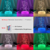 Lámpara De Noche LED USB Anime Hunter X Hunter Luz Táctil Para Niños Decoración 3D Lámpara Hisoka Iluminación Para El Dormitorio - details 9