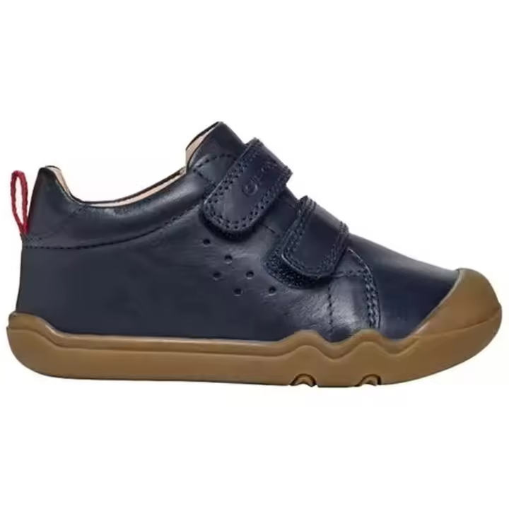 Zapatillas Geox Steppieup A - Nappa Niño Azul Marino - 1