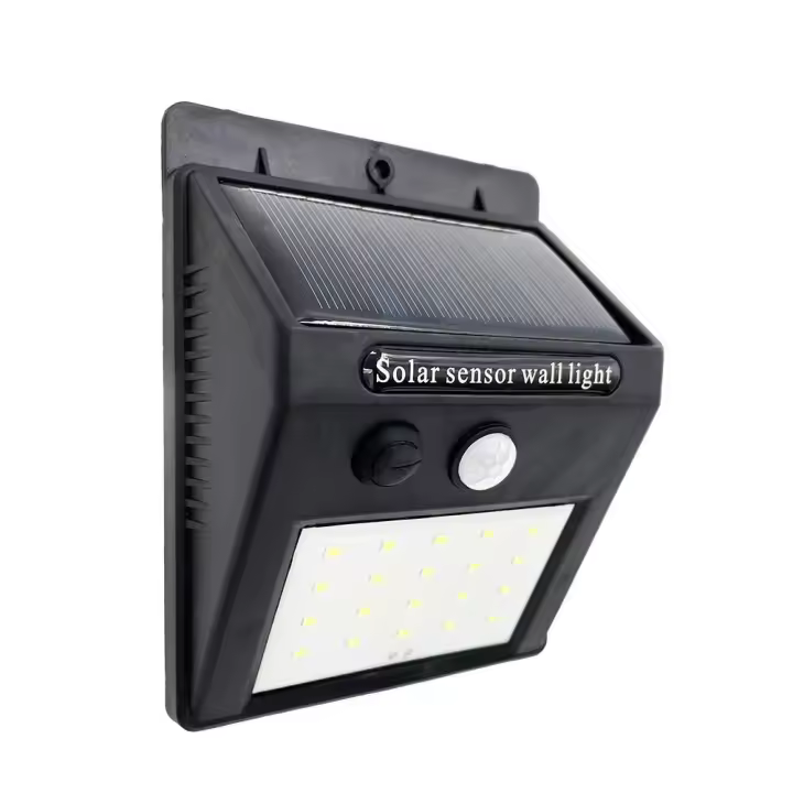 Aplique solar 5000k kira negro 200 lm - 1