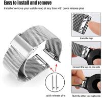 Correa De Reloj De Acero Inoxidable Para Xiaomi Mi Watch Color Pulsera De Metal Compatible Con XIAOMI Nuevo Con Etiquetas - details 25