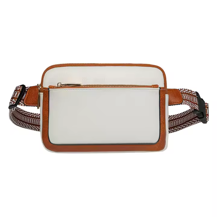 Bolso Moderno de Diseño Sólido Bolso Ligero y Práctico para Mujeres Colores Sólidos, Bolso de Cintura Grande - 1