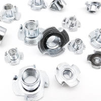 80PCS Insertos De Tornillo Ciego De Plata De Zinc M3 M4 M5 M6 M8 Para Madera Y Mobiliario Herramientas De Metalworking - details 9