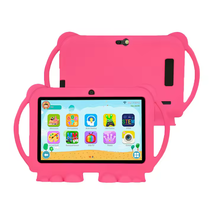 Tablet para Niños con Procesador Octa-Core, 2 + 32G, Doble Cámara, Rosa - 1