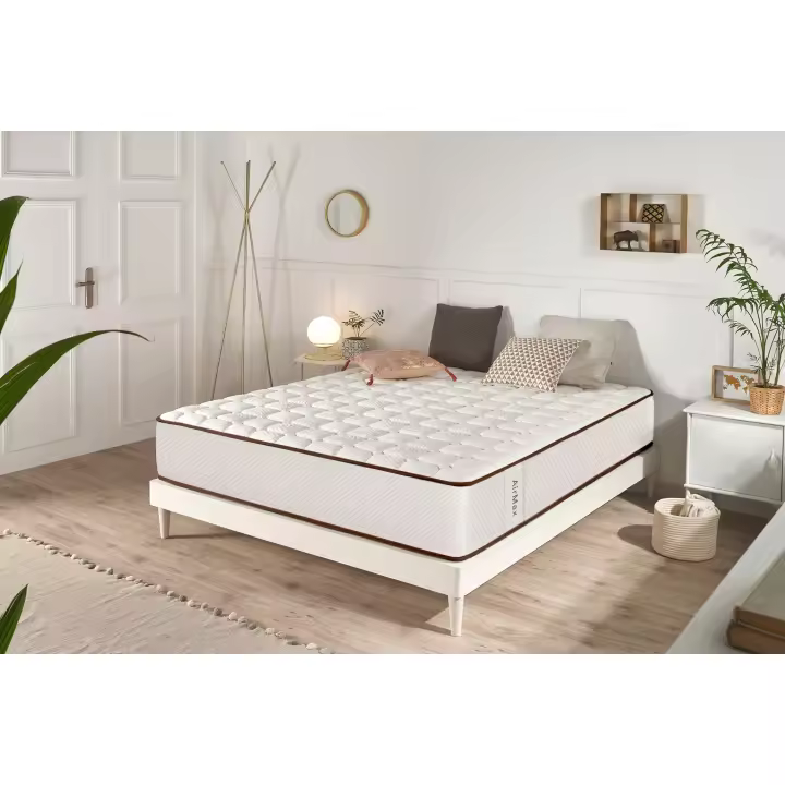 Colchón Viscoelástica Air Max -  Ergonómico - Independecia de lechos - Transpirable - 15 CM - Blanco - 80X180 - Moonia - 1