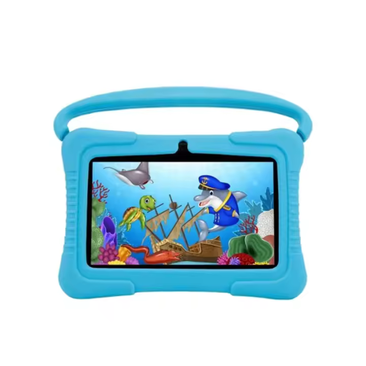 Tablet de 7 Pulgadas 1024×600 allwinner A100 2GB RAM 32G ROM con Funda de Silicona, Tablet para niños - 1