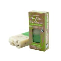 Pastilla de jabón de Aloe Vera y Rosa Mosqueta 100g - Big Soap Factory - HIDRATANTE, REGENERADOR Y CICATRIZANTE -  Para pieles muy secas, con manchas o cicatrices. - details 3