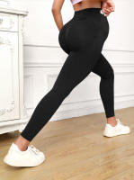 Leggings De Maternidad Suaves Y Elásticas Soporte Para El Belly Pantalones De Yoga Casuales No Translúcidos Para Mujer - details 2