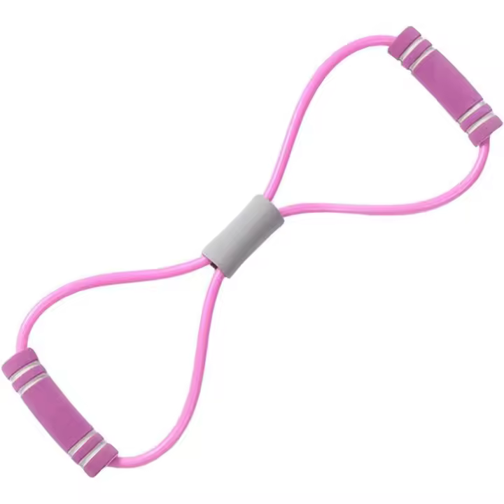 Resistance Band Yoga Rally Strap Body Shaping Pull Rope Silicone Pull Elastic Yoga 8 Word Shape Stretch Chest Fitness Tools - 1