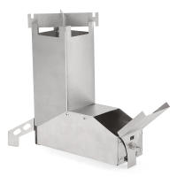 Estufa De Camping Lixada Exterior Plegable De Acero Inoxidable Para Tienda De Campaña Rocket Stove Multiusos Para Madera - details 16