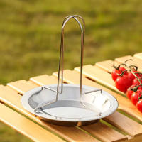 Palillo De Barbacoa Para Camping Carbono Acero No Adherente Para Pollo Y Carne Herramienta De Cocina Al Aire Libre - details 5