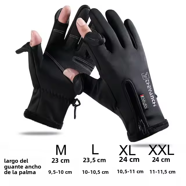 Guantes De Invierno Para Hombre Y Mujer Toque De Pantalla Térmicos Para Ciclismo Conducción Motocicleta Impermeables Antideslizantes Deportes Al Aire Libre - 1