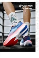 Zapatillas De Correr Para Hombre Ultraligero Con Placa De Carbono Zapatillas Deportivas De Gym Para Maratón Zapatillas Deportivas Unisex De Microfibra Y Cuero TPU Suela De Goma Adecuadas Para Salir Al Jardín - details 26