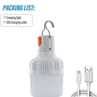 Lámpara De Calle Recargable LED Multifuncional Eficiente Energía Emergencia Camping Lámpara Portátil ABS Fuente De Alimentación Batería Recargable - details 4