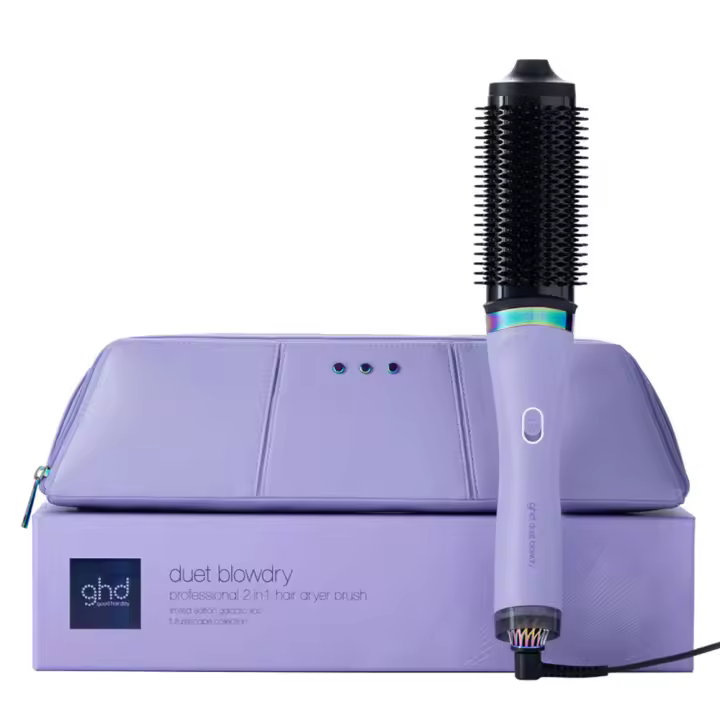 Cepillo secador 2 en 1 Ghd Duet Blowdry Lila Galáctico Profesional | Volumen y secado con acabado de peluquería - 1