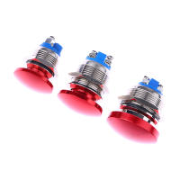 Interruptor De Botón De Pulsación Metálico Temporal Impermeable IP65 SPST (ON)-Off 1NO 3A 250V Con Terminal De Tornillo 16/19/22MM - details 2
