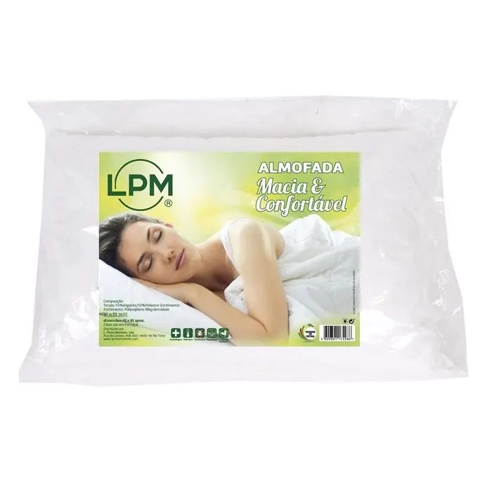 Almohada Suave LPM 45x65 cm | Antialérgica, Antiácaros y Atérmica | Relleno Espuma Poliuretano | Certificado CE | Confort Relajante | Fillvogue - 1