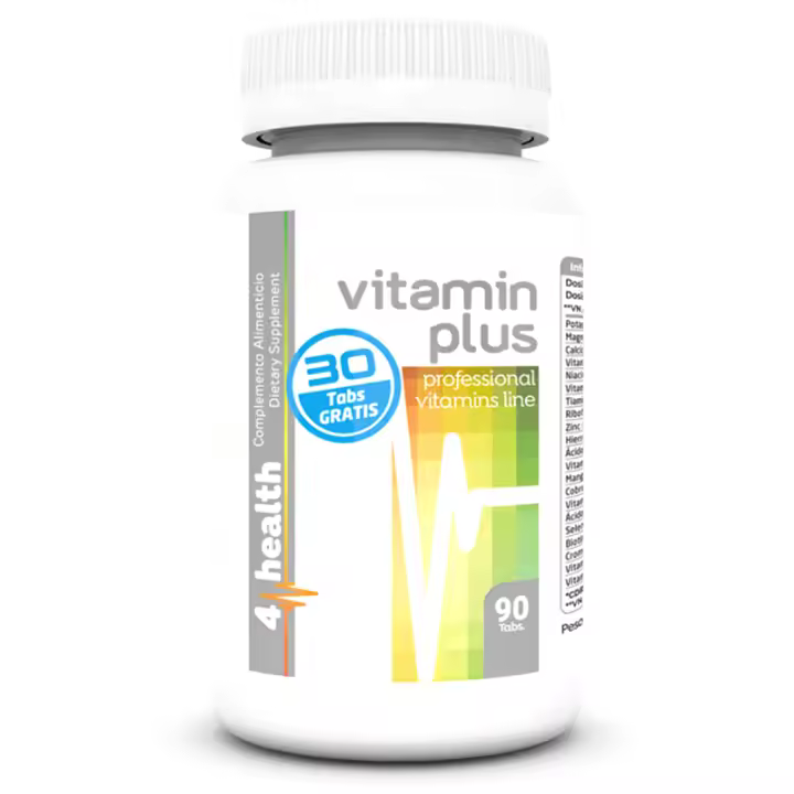 4-PRO Nutrition Vitamin Plus 90 Tabs + 30 Tabs Gratis - Multivitaminico - 1