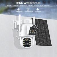 Cámara Solar inalámbrica de 4MP, lente Dual, WiFi, PTZ, cámara de videovigilancia para exteriores con batería integrada, tiempo de espera prolongado, iCsee,Cámara de videovigilancia de batería,Cámara - details 1