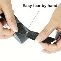 Cinta De Enmascarado Multi-Superficie Negra Fácil De Quitar Para Seguridad Pintura Artesanía Construcción Renovación Hogar - details 5