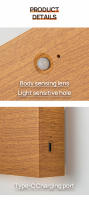 Lámpara De Pared LED Con Sensor De Movimiento Recargable 5200mAh Iluminación Interior Para Hogar Dormitorio Decoración Alta Luminosidad Deco - details 17