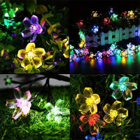 Luces De Cadena Solar De Paloma 100LED/50LED/20LED 8 Modos Exterior Navidad Jardín Fiesta Decoración Luz De Flores De Cerezo - details 23