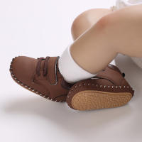 Zapatos Para Bebé 0-18 Meses Niño Y Niña Suéter De Cuero PU Suave Suela De Goma Antideslizante Zapatos Casuales Para Todoterreno - details 12