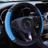 Cubierta De Volante De Coche Suave Con Trenzado Para 37-38 CM Antideslizante Con Anillo Interior Accesorio De Estilo Para Volante - details 23