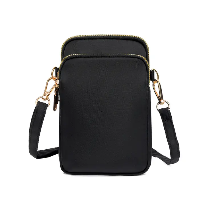 Bolso Bandolera Grande Resistente Al Agua Y Al Usar Con Múltiples Capas Y Cierre De Cremallera Para Mujer Bolsa De Teléfono Móvil - 1