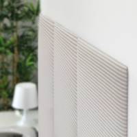 DHOME Cabecero Tapizado Terciopelo Liso Ecológica Antimanchas Diseño Modular Vertical Autoadhesivo Cabezal Cama Altura 135cm - details 1