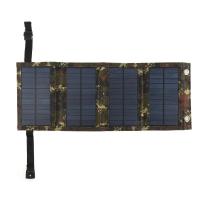 Panel Solar Plegable De 20W Con Bolsa Cargador De Célula Solar 5V USB Para Teléfono Móvil Camping Montañismo Ciclismo - details 4