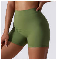 NCLAGEN Shorts De Yoga Para Mujer Cintura Alta Scrunch Levantamiento De Glúteos Cómodas Y Transpirables Para Gimnasio Y Fitness Prueba De Agachamiento Sensación De Naked Leggings - details 2