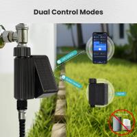 Medidor De Agua Con Timer WiFi Solar De MoesHouse IP65 Impermeable Con Sensor De Temperatura Y Humedad Del Suelo Y Atril De Latón - details 9