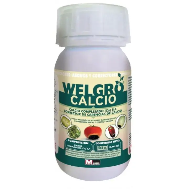WELGRO CALCIO, Corrector de carencias de calcio 250 cc - Massó - 1