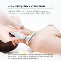CkeyiN Máquina De Levantamiento Facial Y Cuello Masajeador Fototerapia Instrumento De Masaje Ocular Vibration Anti Arrugas Eliminador De Doble Mentón - details 24