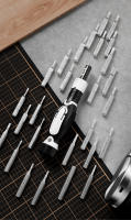 JAKEMY JM-8189 Kit De Destornilladores Magnéticos De Precisión En CR-V Para Reparación De Cámara De Móvil Gafas Herramientas Manuales Multifuncionales Con Cabezales SLOTTED Phillips TORX HEX Y-Type - details 5