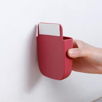 Organizador De Pared Para Teléfonos Móviles Y Controles Remotos Estante De Almacenamiento Montado En La Pared Soporte Para Aire Acondicionado - details 8