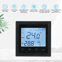 Termostato Digital Inteligente 16A Para Calentamiento De Piso Controlador De Temperatura Pantalla Táctil LED Sensor NTC Para Calefacción Eléctrica - details 15