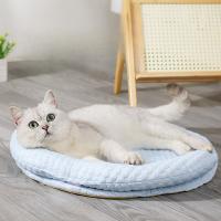 Colchoneta de frijol de hielo para gato, colchón frío con refrigeración, resistente a mordeduras y arañazos, cama para mascotas, adecuado para perros de tamaño mediano, Verano - details 2