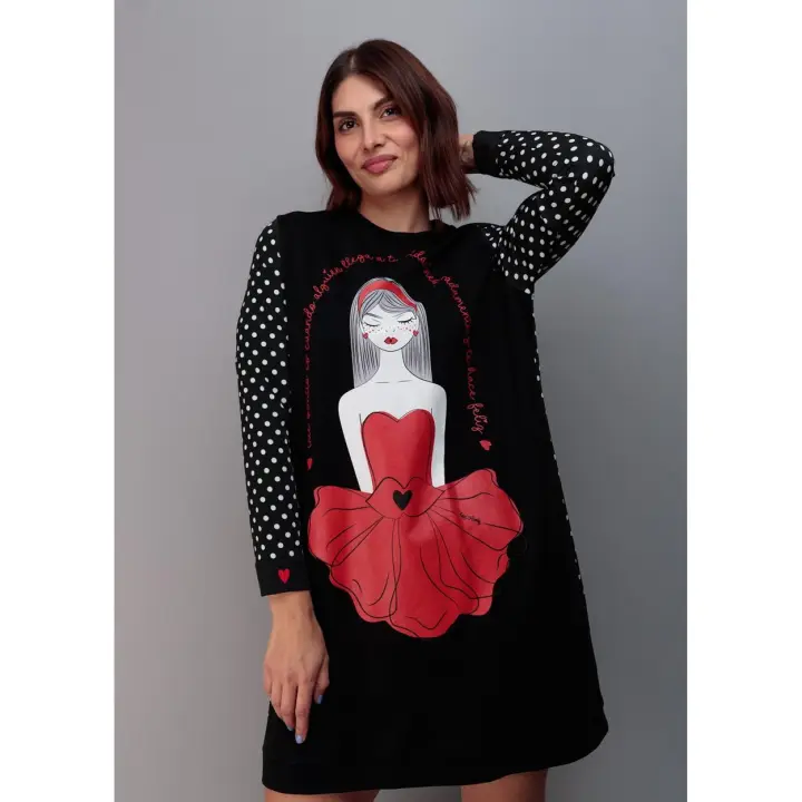 Keep&Trendy Marcas Mujer Ropa Vestidos y monos OUTLET OUTLET MUJER OUTLET Vestidos  Vestido topos - Keep and Trendy - Que bonito - 1