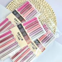 5Pares De Palillos De Colores Macarón Estilo Japonés Antideslizantes Resistente a Altas Temperaturas Para Sushi Uso Reutilizable Utensilios De Cocina De Plástico Sin Pintura Ni Olor Regalo Único - details 12