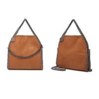 Bolsos cruzados para mujer, bolsos de hombro de moda, bolsos de cadena, bolsos tejidos con cadena portátil de moda, gris - details 1