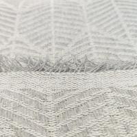 Colcha multiuso 85% algodón reciclado 15% poliéster diseño hojas gris. - details 2