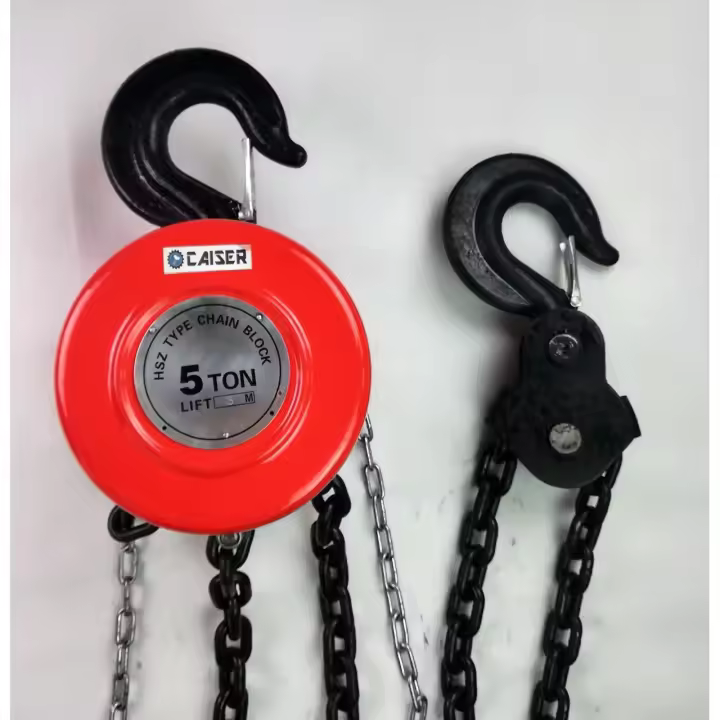 Polipasto cuadernal bloque de poleas 5 Tn - 1